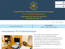 Tablet Screenshot of kinderkardiologie.at